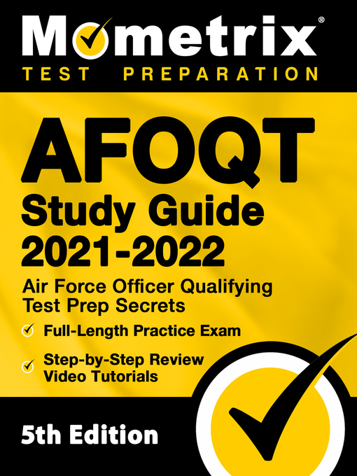 Cover image for AFOQT Study Guide 2021-2022